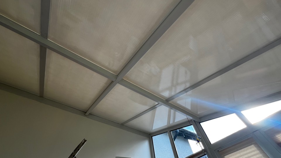 paint for inside polycarbonate conservatory roof TPS