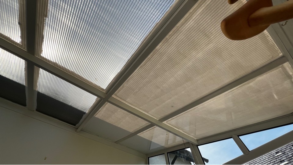 a109 High Performance Gloss Paint for blocking light in conservatory